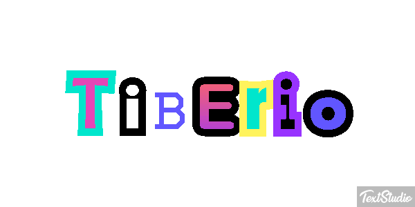 Tiberio Effetto testo