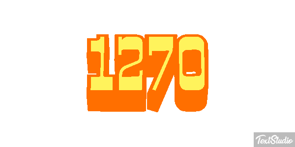 1270 Text effect