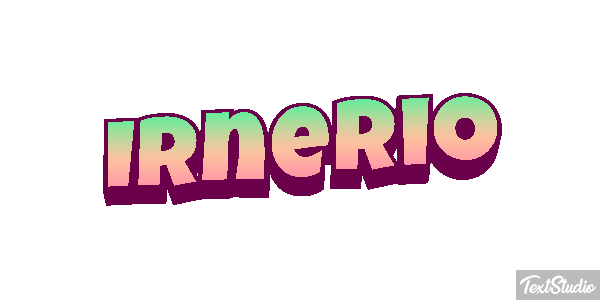 Irnerio Text effect