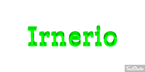 Irnerio Text effect