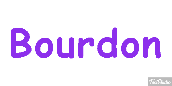 Bourdon Effet de texte