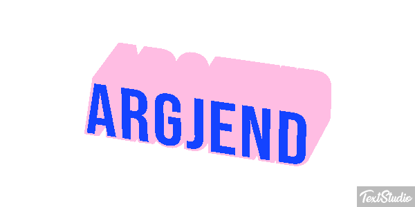 Argjend Text effect