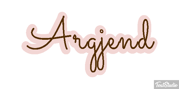Argjend Text effect