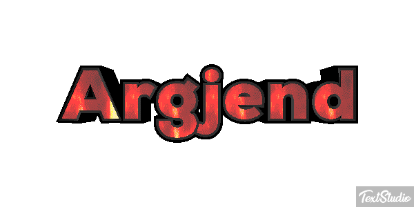Argjend Text effect