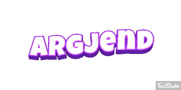 Argjend Text effect