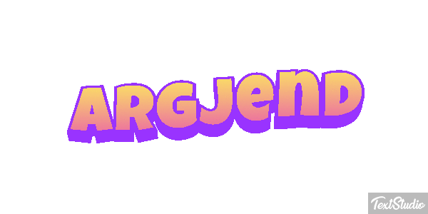 Argjend Text effect