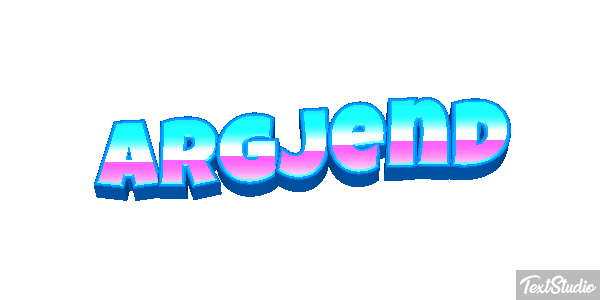 Argjend Text effect