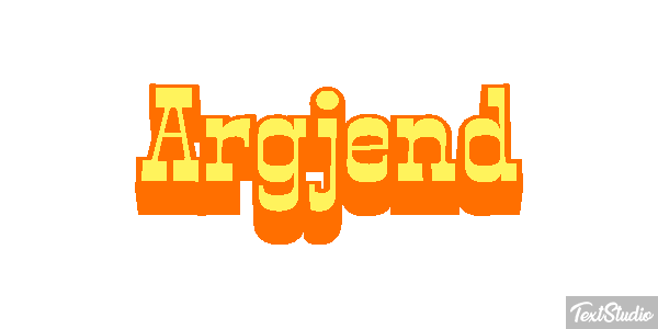 Argjend Text effect