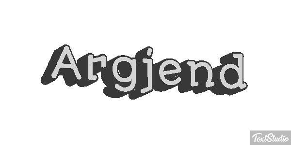 Argjend Text effect