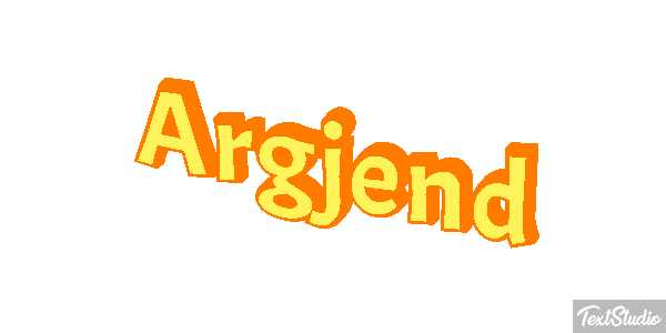 Argjend Text effect