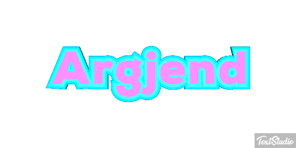 Argjend Text effect