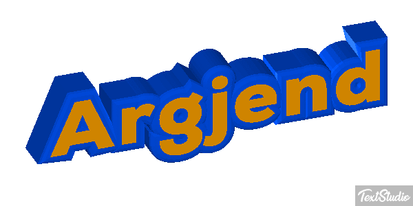 Argjend Text effect