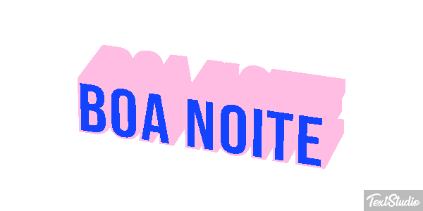 Boa Noite Text effect