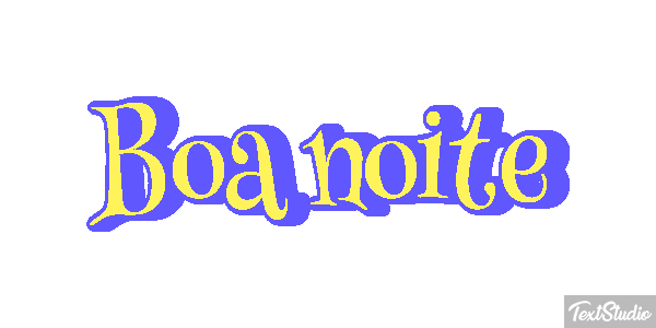 Boa Noite Text effect