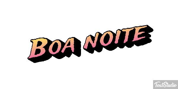 Boa Noite Text effect