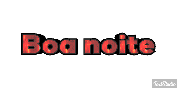 Boa Noite Text effect