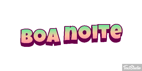 Boa Noite Text effect