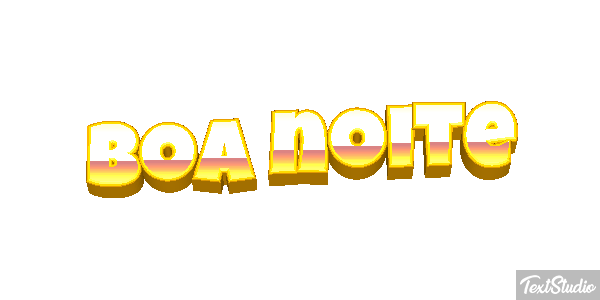 Boa Noite Text effect