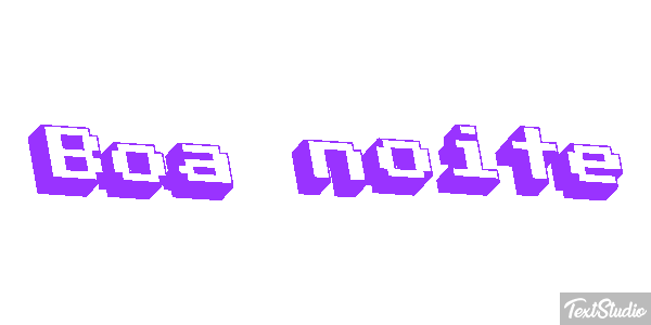Boa Noite Text effect