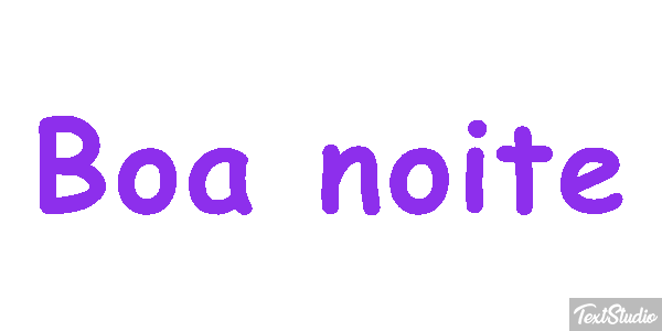 Boa Noite Text effect