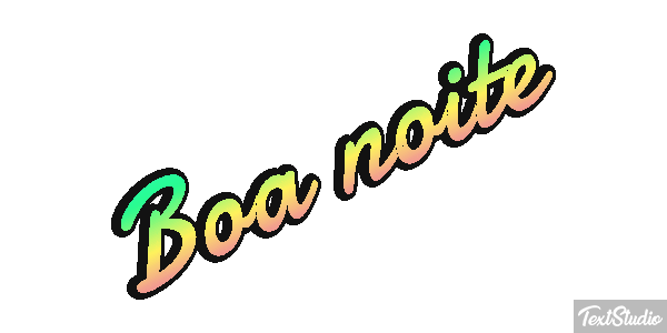 Boa Noite Text effect