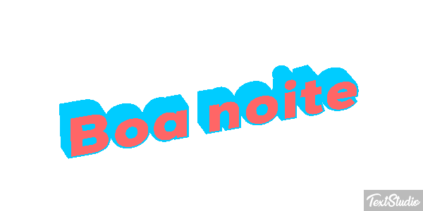 Boa Noite Text effect