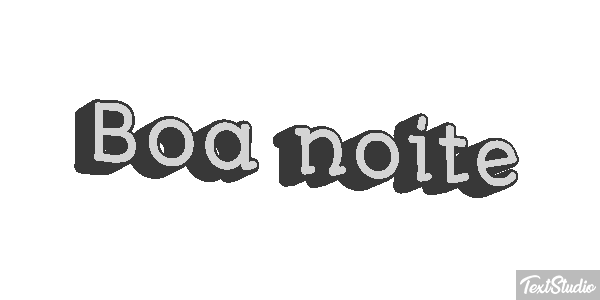 Boa Noite Text effect