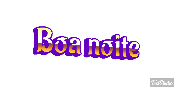Boa Noite Text effect