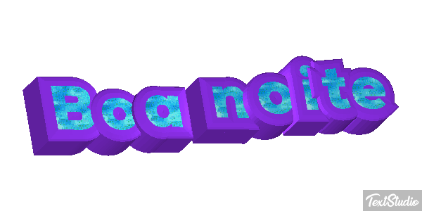 Boa Noite Text effect