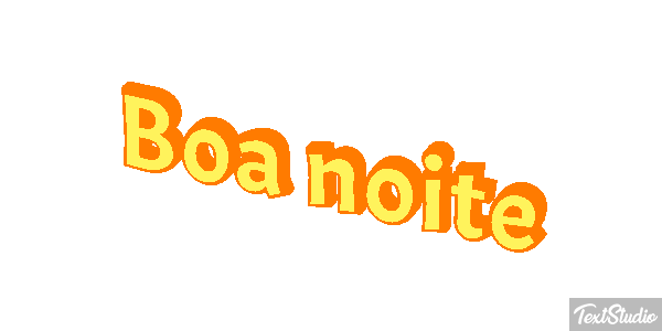 Boa Noite Text effect