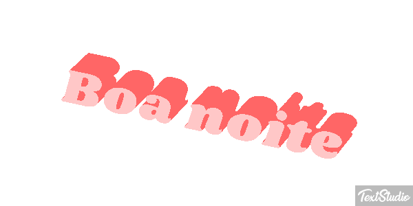Boa Noite Text effect
