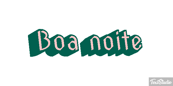 Boa Noite Text effect