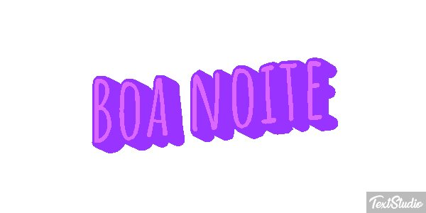 Boa Noite Text effect