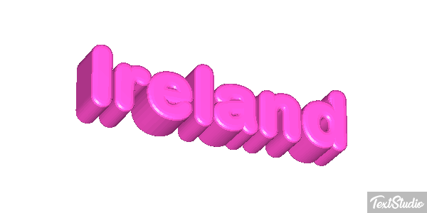 Ireland Text effect