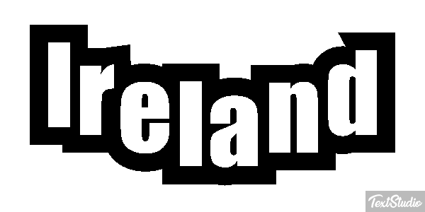 Ireland Text effect