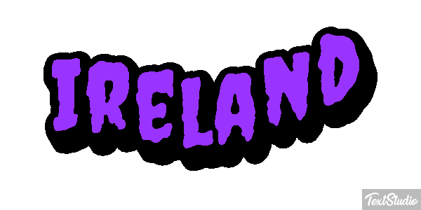 Ireland Text effect