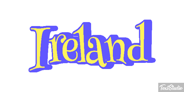 Ireland Text effect