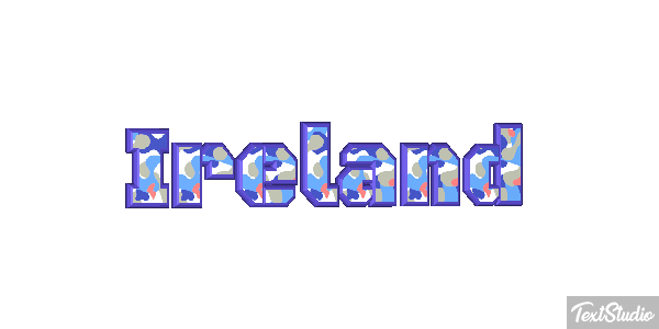 Ireland Text effect