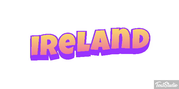 Ireland Text effect