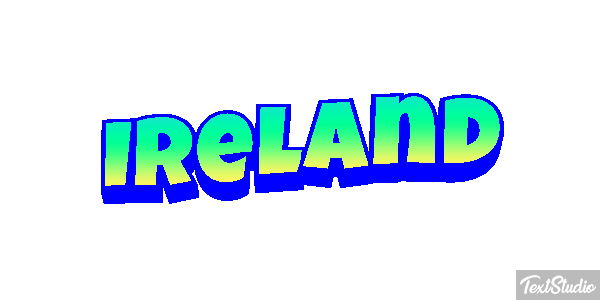 Ireland Text effect