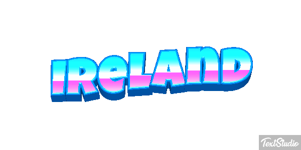 Ireland Text effect