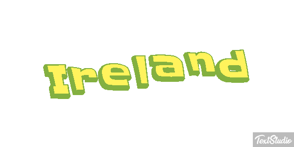 Ireland Text effect