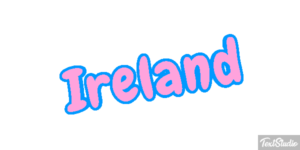 Ireland Text effect