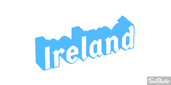 Ireland Text effect