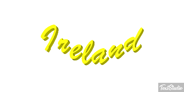 Ireland Text effect