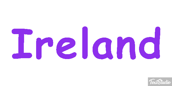 Ireland Text effect