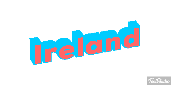 Ireland Text effect