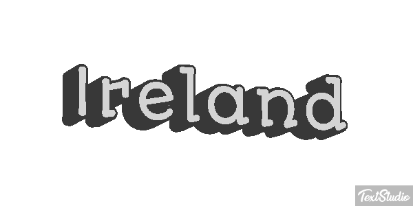 Ireland Text effect