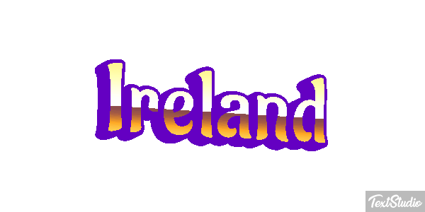Ireland Text effect