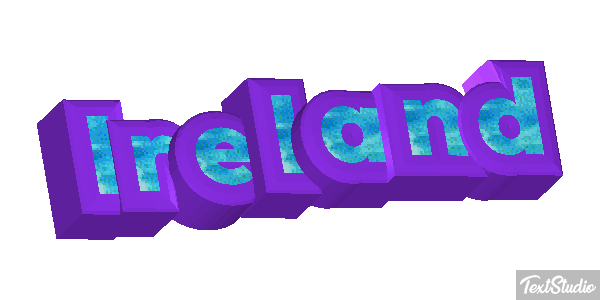 Ireland Text effect